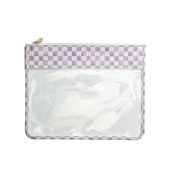 MacKenzie-Childs Print Leather Project Bag