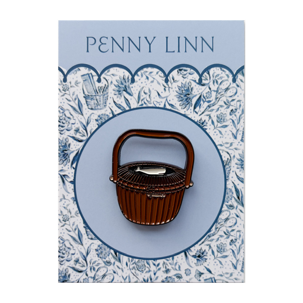 Nantucket Whale Basket Needleminder
