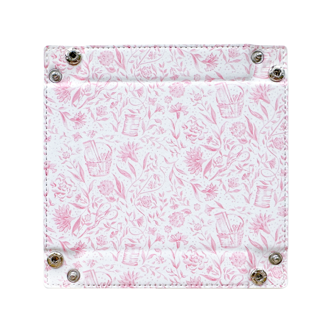 Needlepoint Print Valet Tray