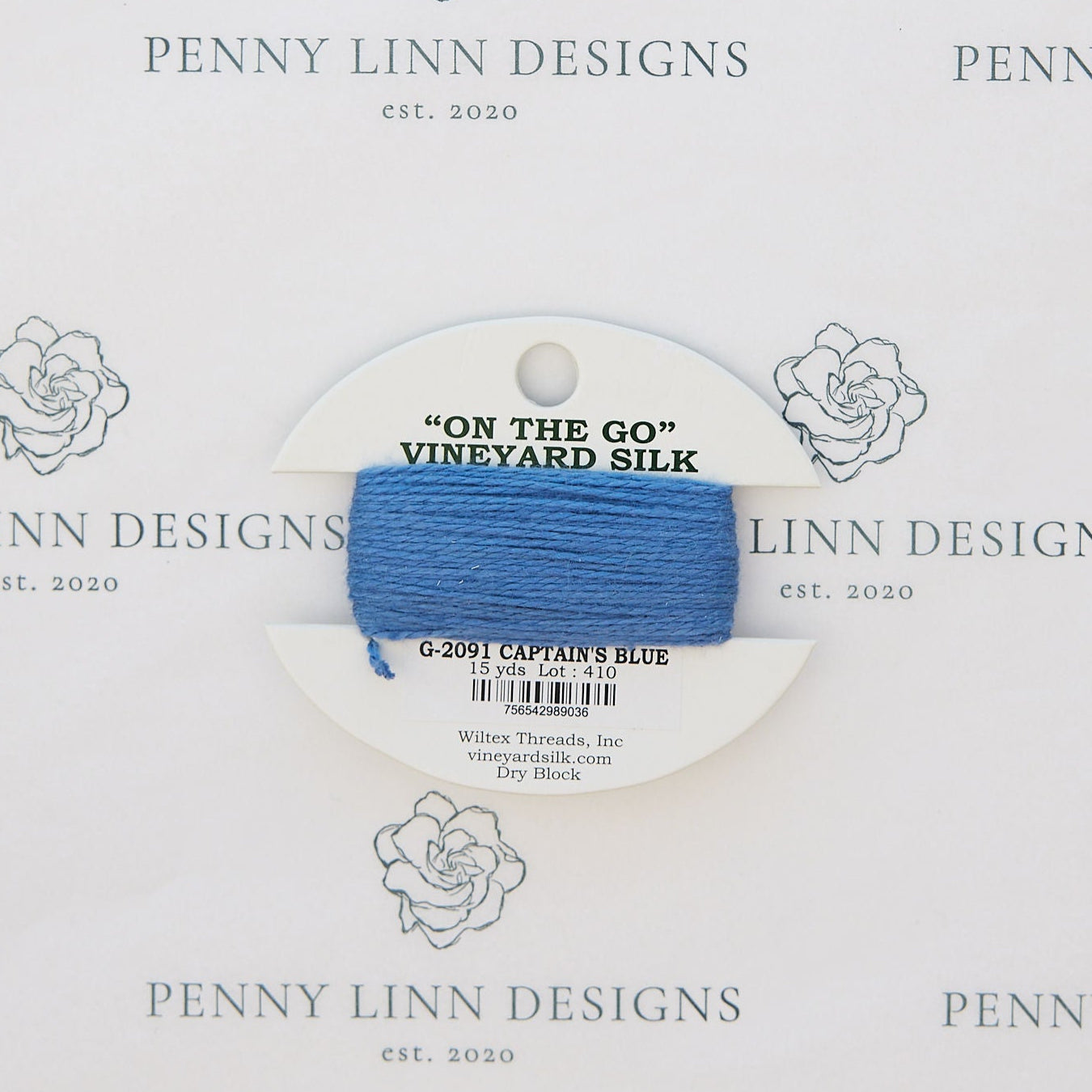 Vineyard On the Go Card G-2091 Captain's Blue