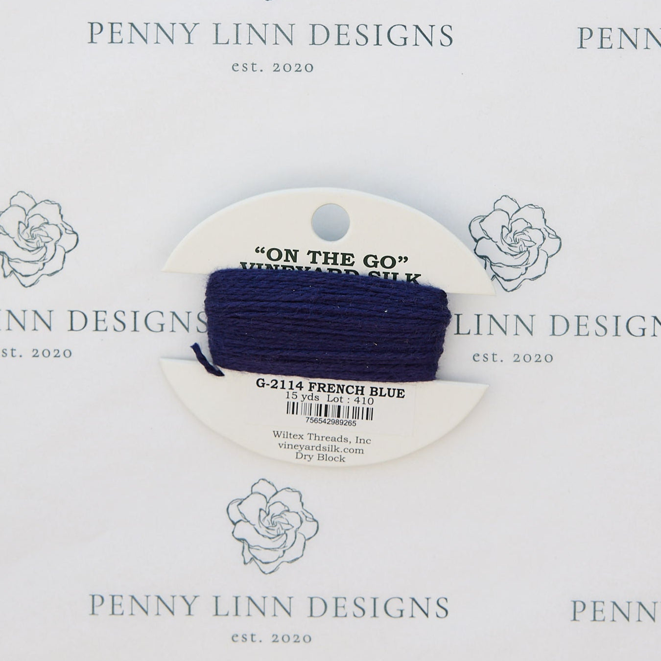 Vineyard On the Go Card G-2114 French Blue