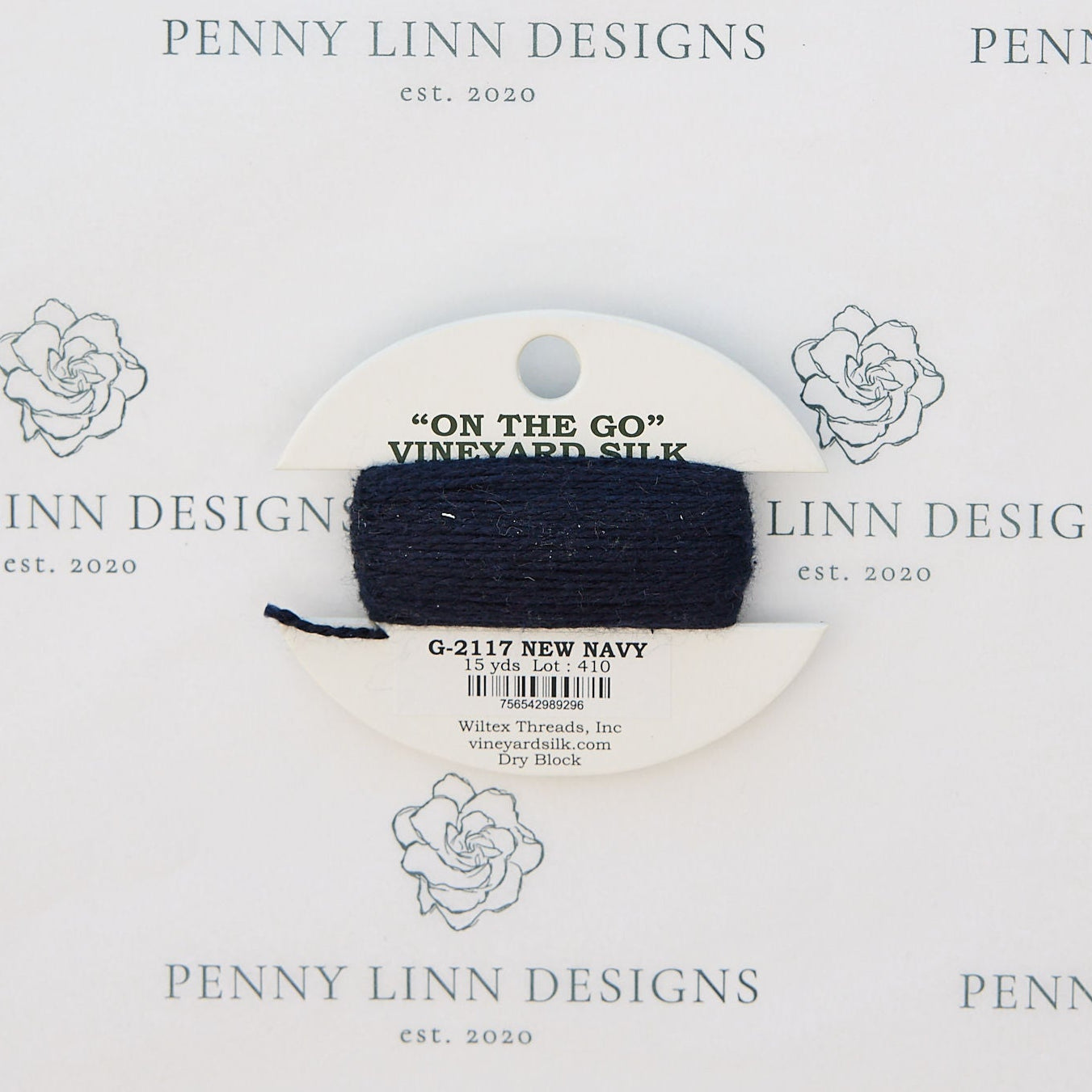 Vineyard On the Go Card G-2117 New Navy