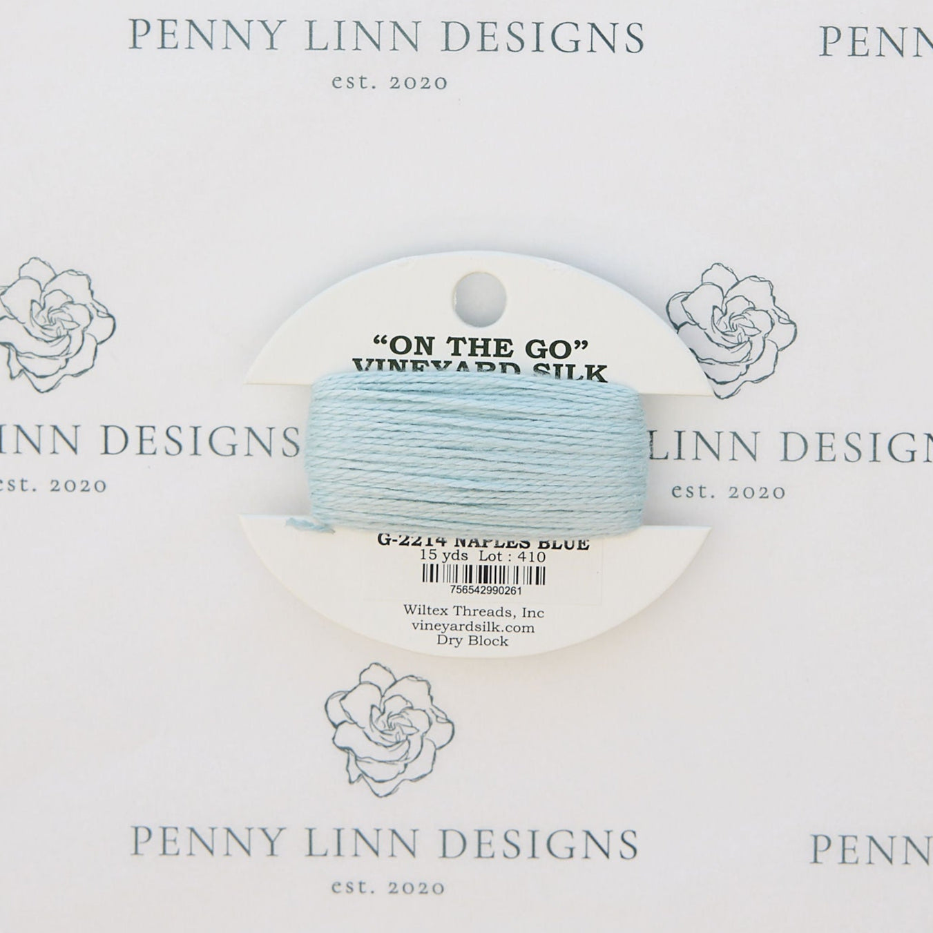 Vineyard On the Go Card G-2214 Naples Blue