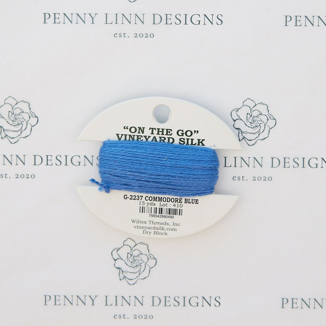 Vineyard On the Go Card G-2237 Commodore Blue