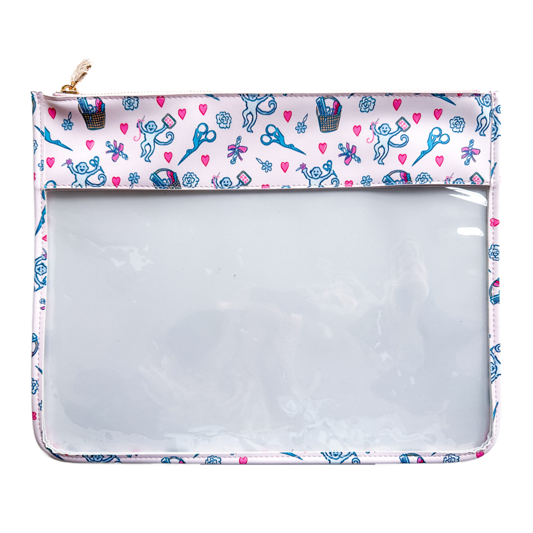 Roller Rabbit Backpack Clear Large Roller Rabbit Project Bag – Penny Linn