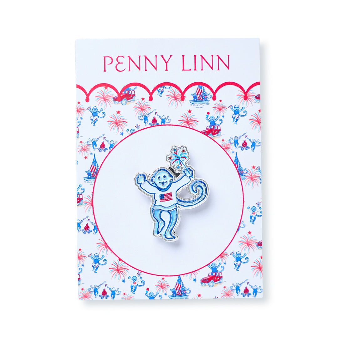 Star Spangled Banner Monkey Needleminder