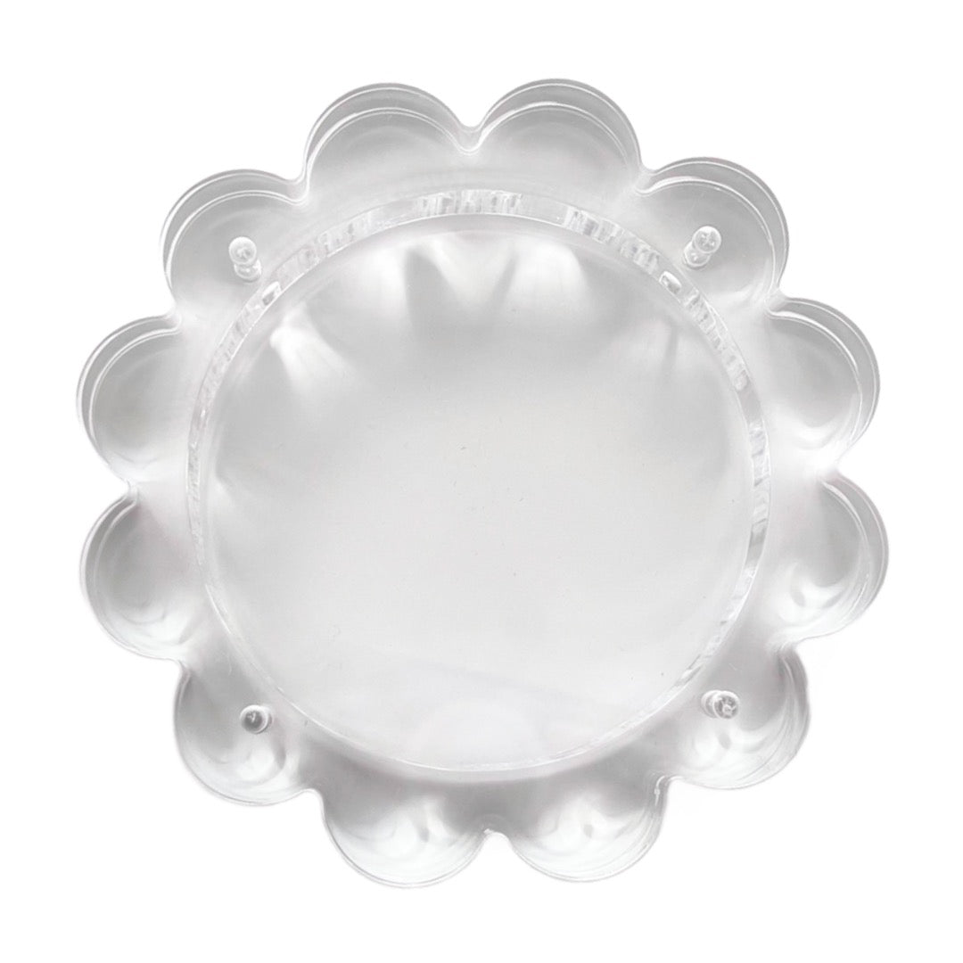 Scallop Acrylic Frame 4" Circle