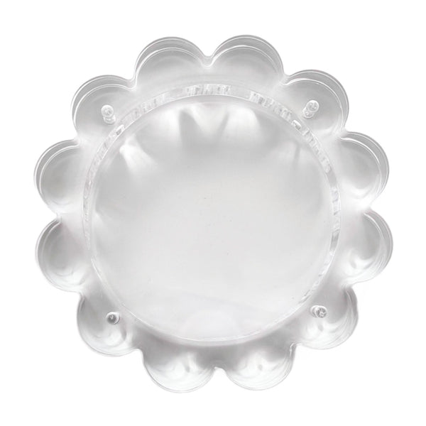 Scallop Acrylic Frame 4" Circle