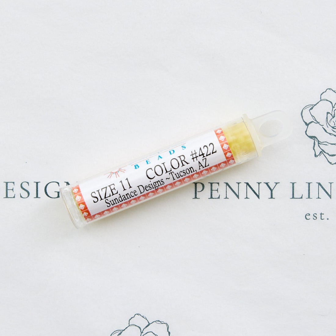 Sundance Seed Beads Size 11 - Pearl Yellow #422