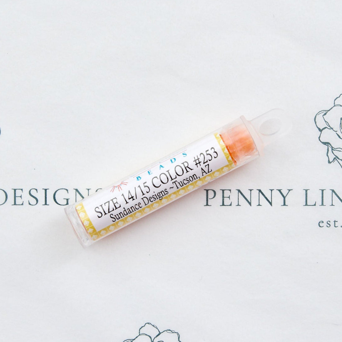 Sundance Seed Beads Size 14 - Rainbow Orange #253 – Penny Linn