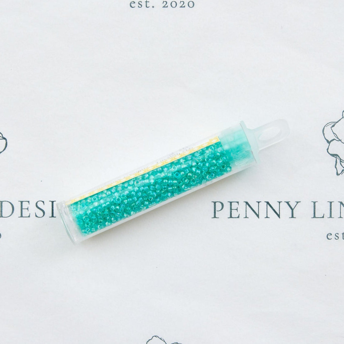 Sundance Seed Beads Size 14 - Green Sheen #287