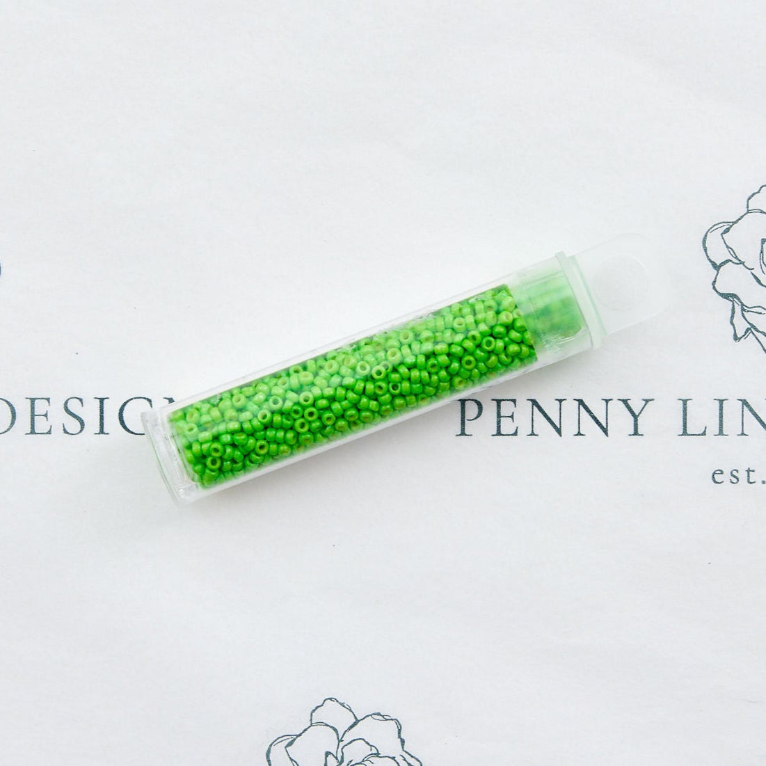Sundance Seed Beads Size 14 - Lucky Lime #411E