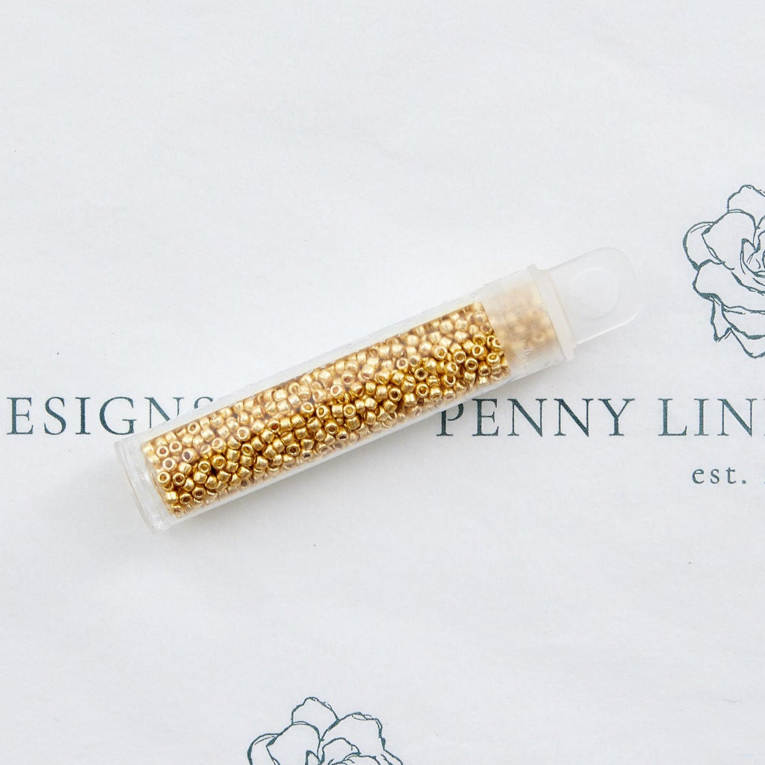 Sundance Seed Beads Size 14 - Galvanized Gold #471