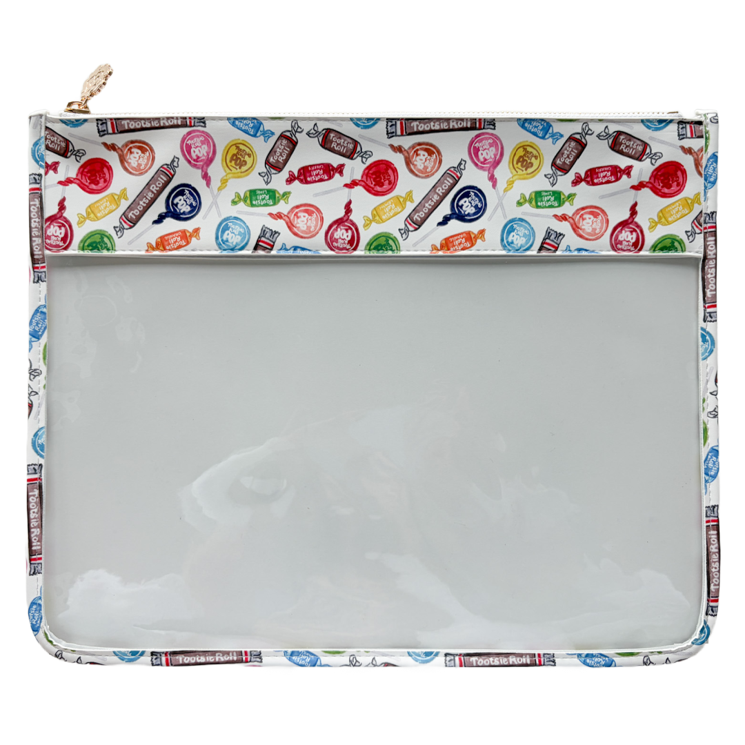 All Tootsie Pattern Leather Project Bag