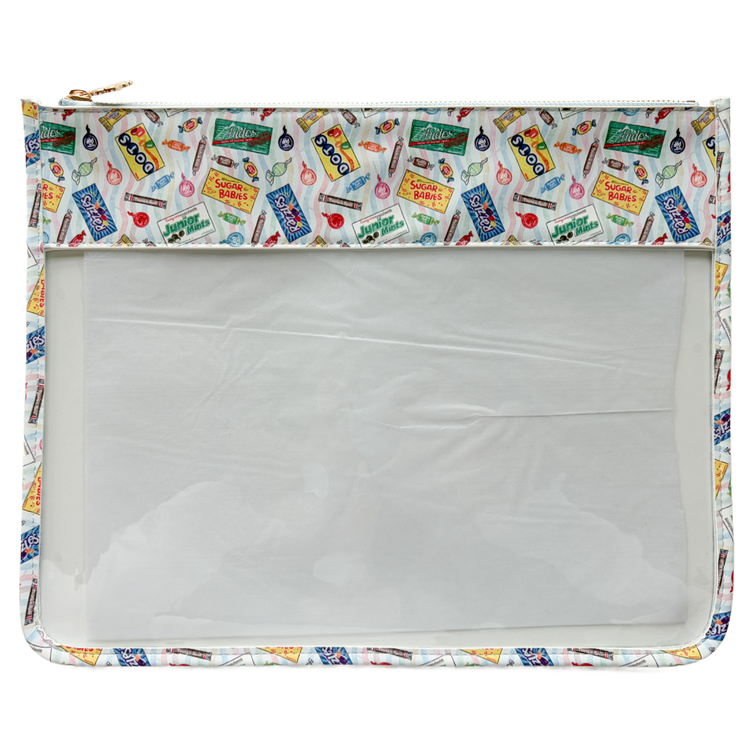 All Candy Pattern Leather Project Bag