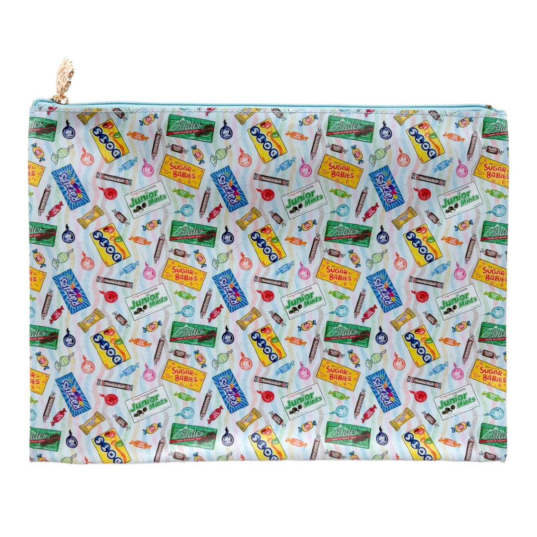 All Candy Pattern PVC Project Bag