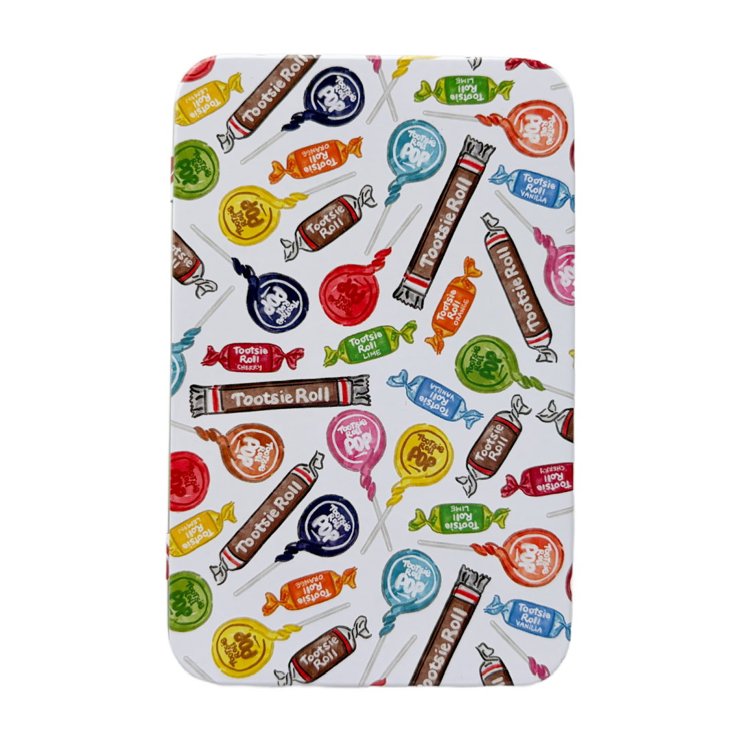 All Tootsie Pattern Magnet Tin
