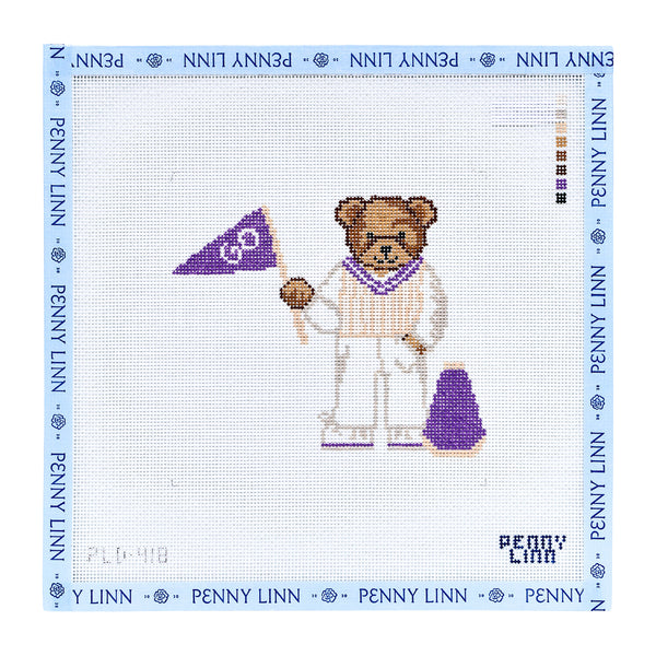 University Bear Purple