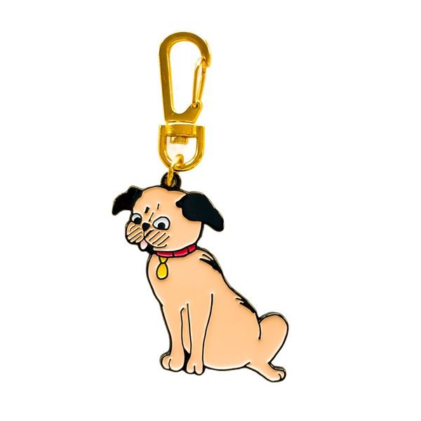 Eloise Weenie Enamel Keychain