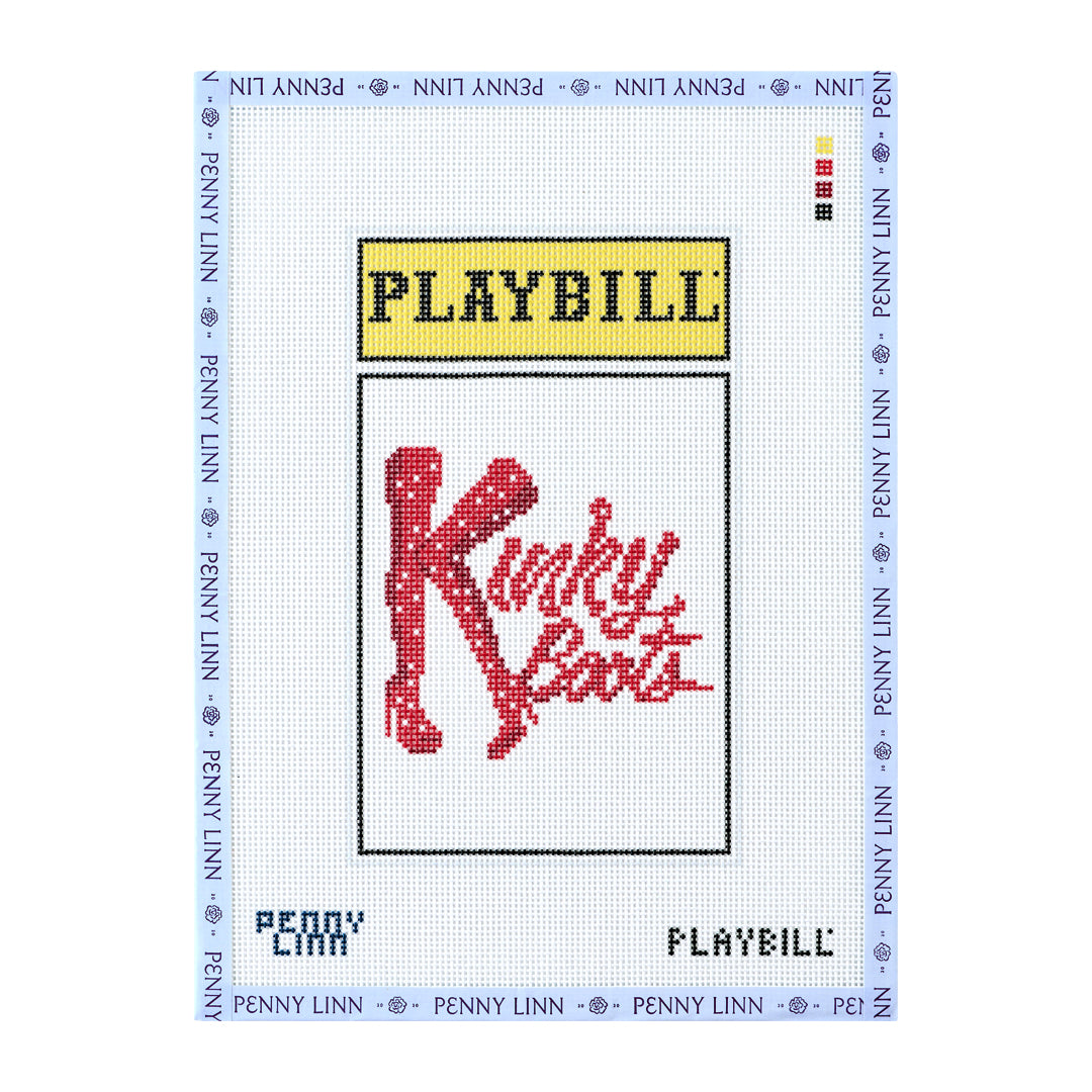 Life-Sized Kinky Boots Playbill