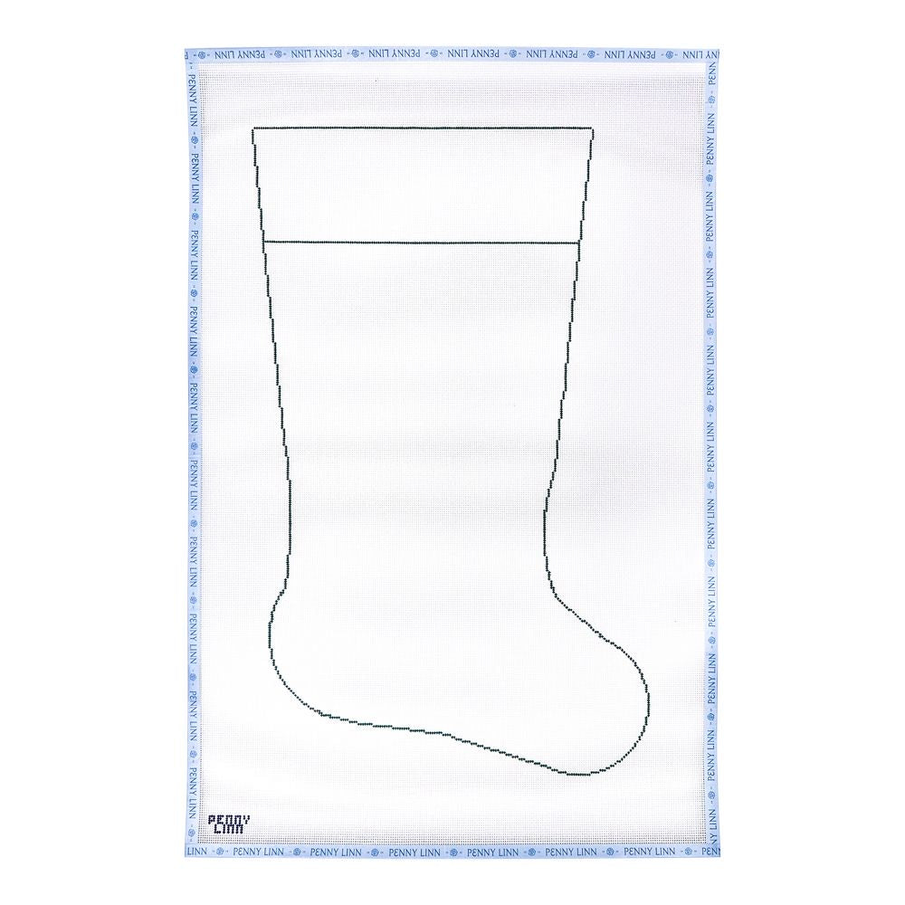 Pre-Cut Blank Stocking Canvas