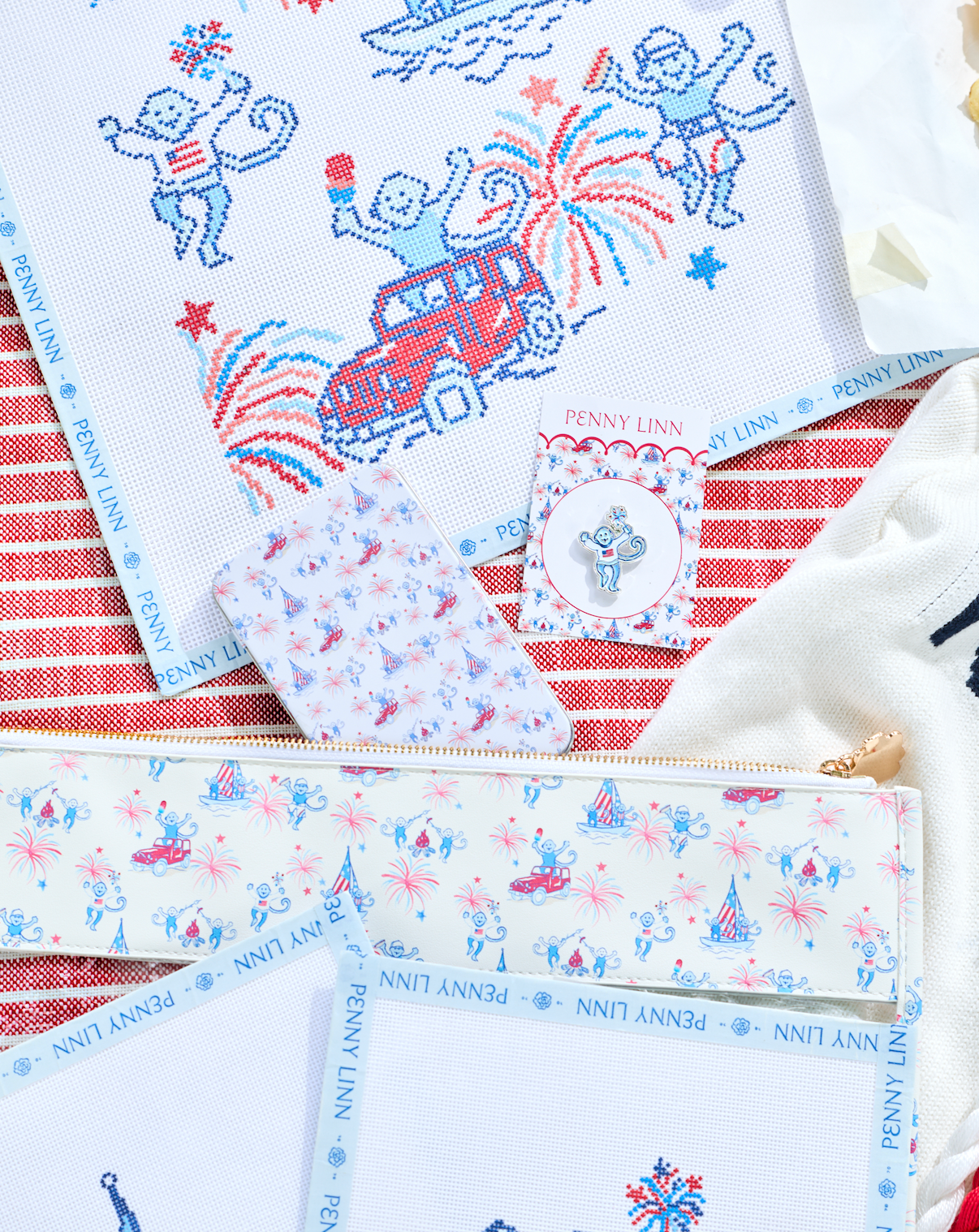 Fireworks and Friends Project Bag