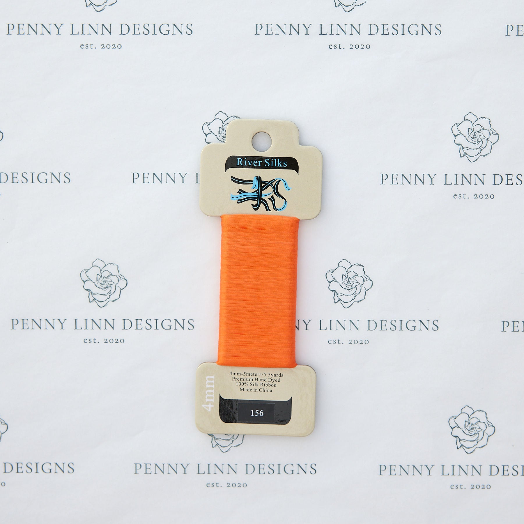 River Silk 156 Pumpkin 4mm