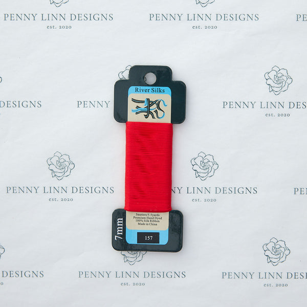 River Silk 157 Flame Scarlet 7mm