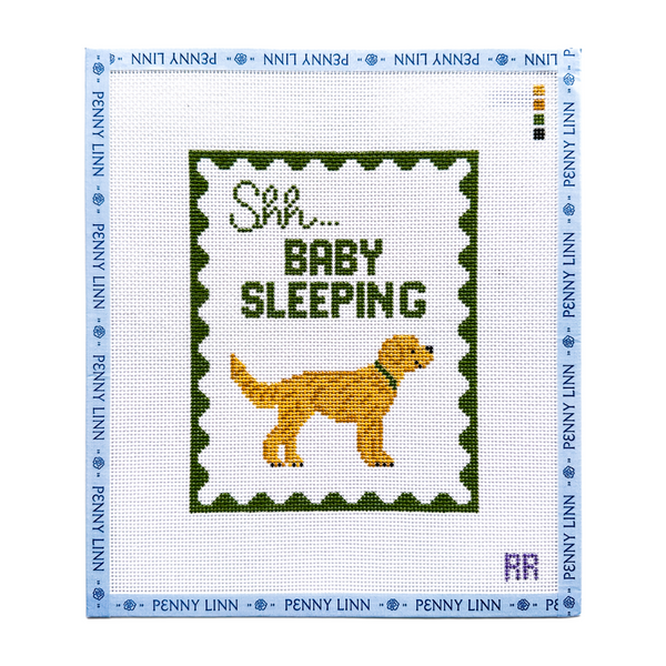 Shh Baby Sleeping - Light Green