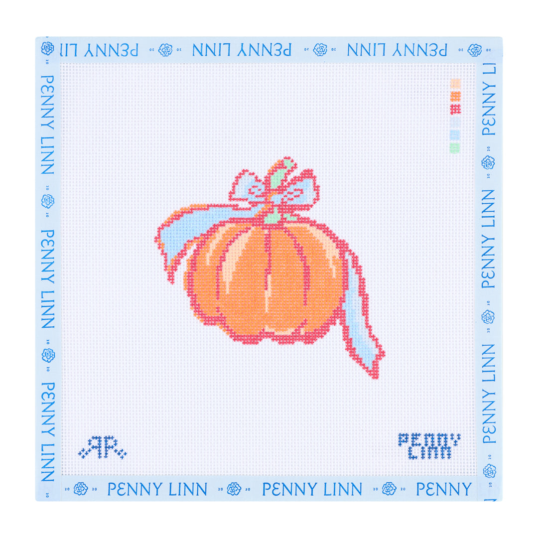 Fall Pumpkin with Bow