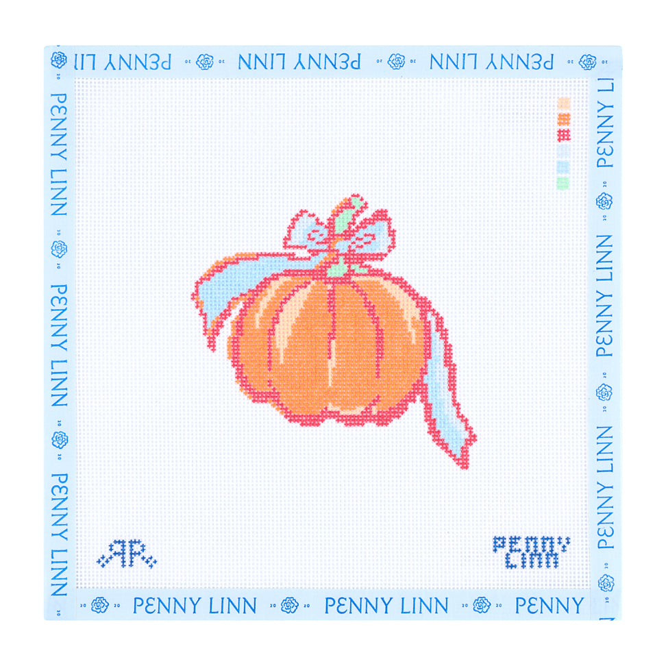 Fall Pumpkin with Bow
