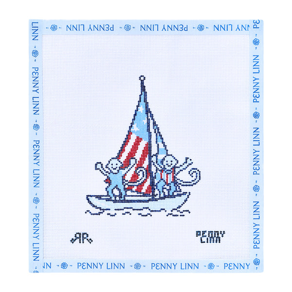 Flag Boat Monkey