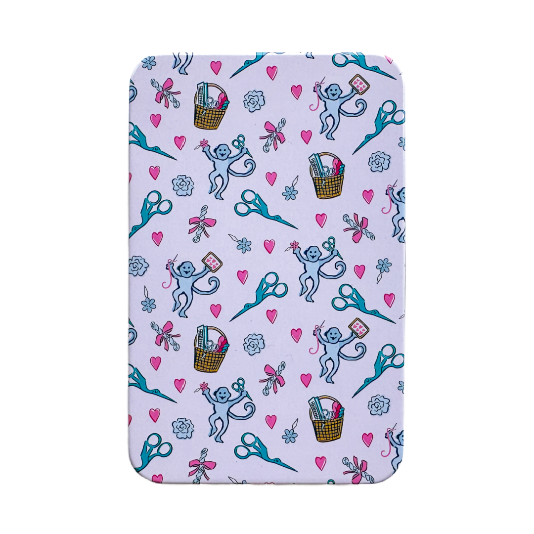 Roller Rabbit Needlepoint Print Printed Tin