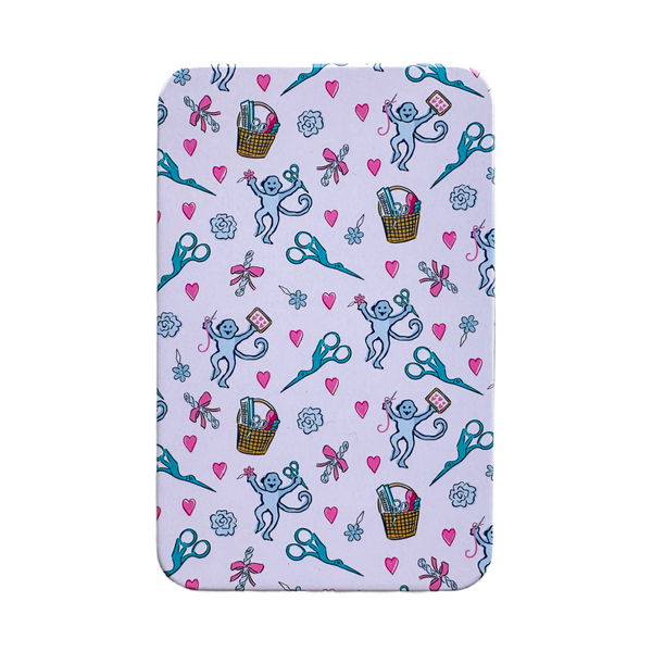 Roller Rabbit Needlepoint Print Printed Tin