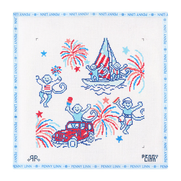 Star Spangled Banner Monkey Print