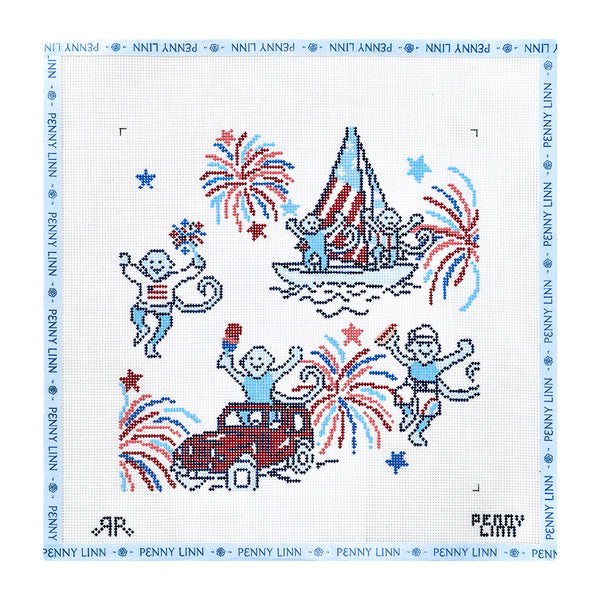Star Spangled Banner Monkey Print