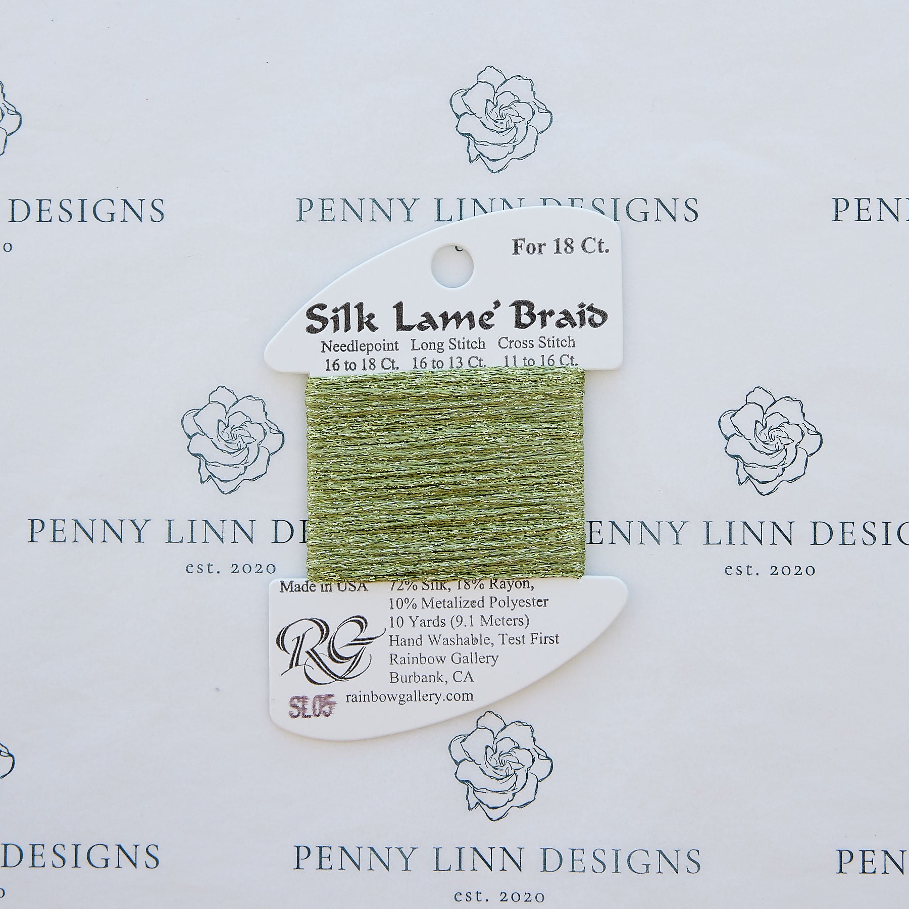 Silk Lamé Braid SL05 Avocado