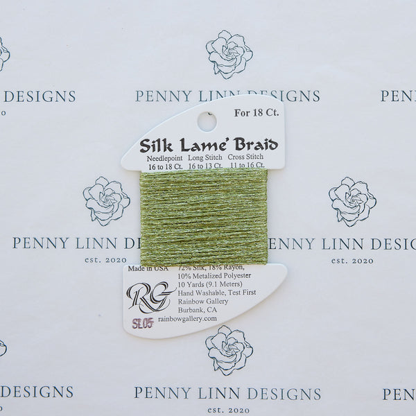 Silk Lamé Braid SL05 Avocado
