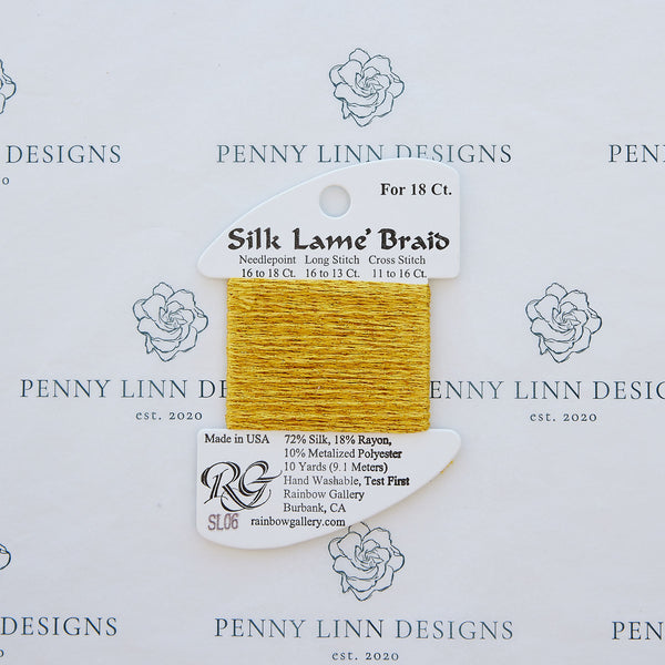Silk Lamé Braid SL06 Gold