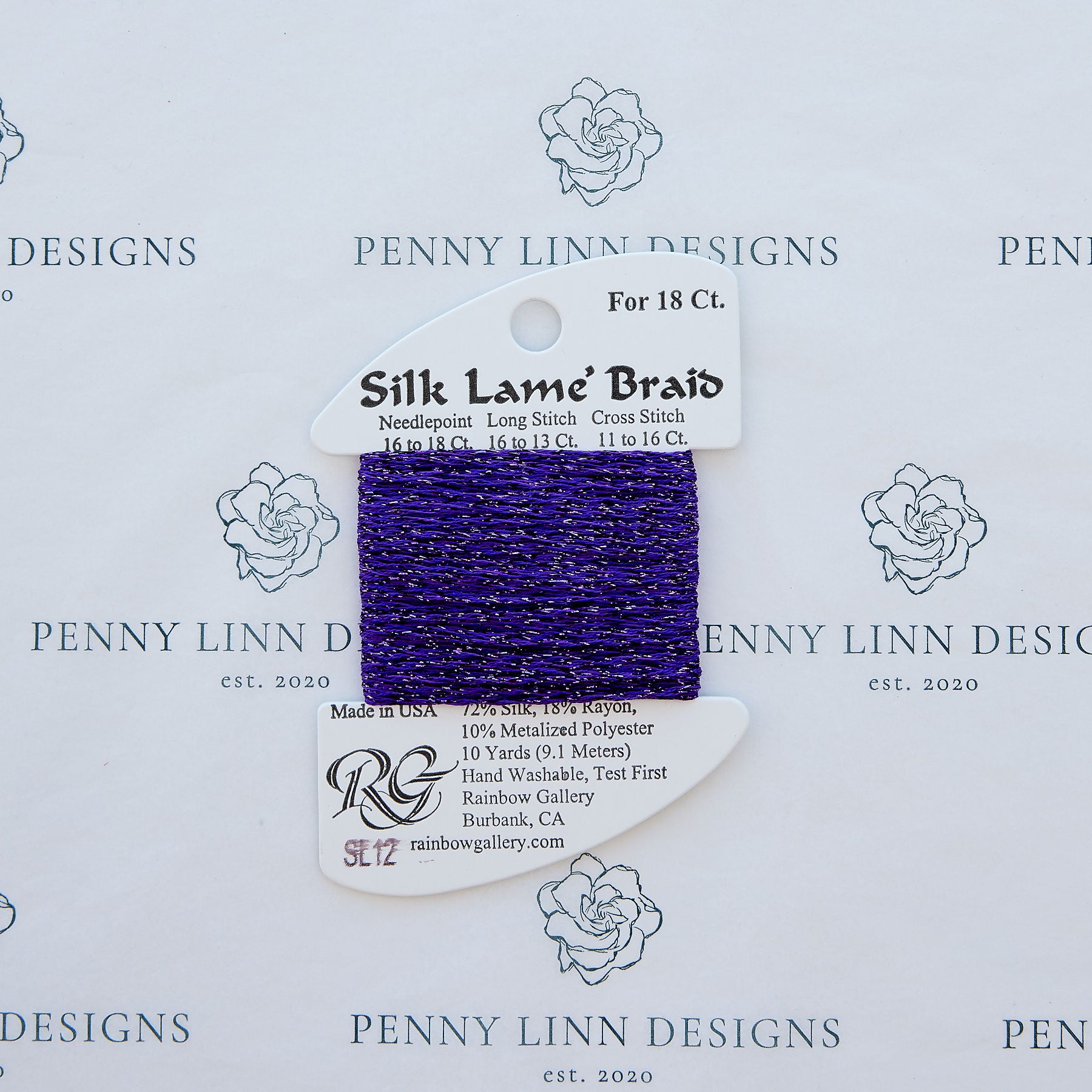 Silk Lamé Braid SL12 Purple