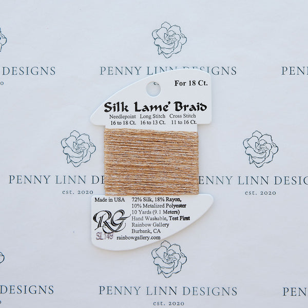 Silk Lamé Braid SL149 Desert Sand