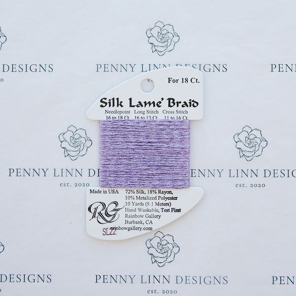 Silk Lamé Braid SL22 Lavender