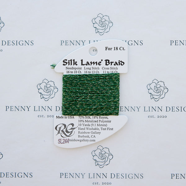 Silk Lamé SL244 Vineyard Green