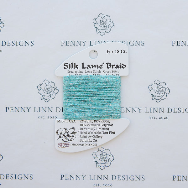 Silk Lamé Braid 255 Seaglass