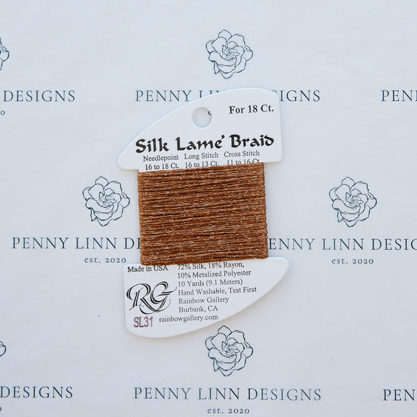 Silk Lamé Braid SL31 Copper