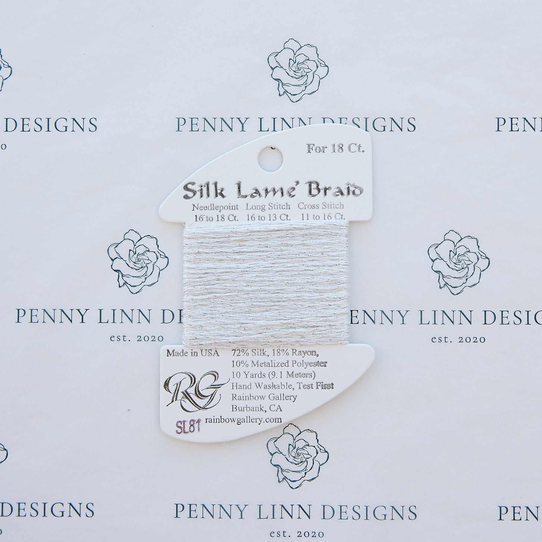 Silk Lamé Braid SL81 Platinum
