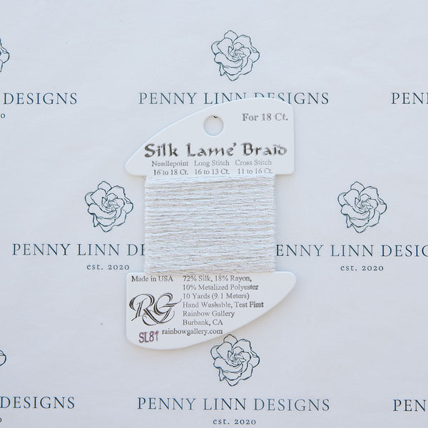 Silk Lamé Braid SL81 Platinum