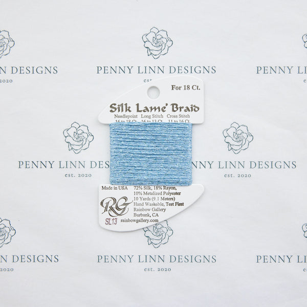 Silk Lamé Braid SL13 Sky Blue