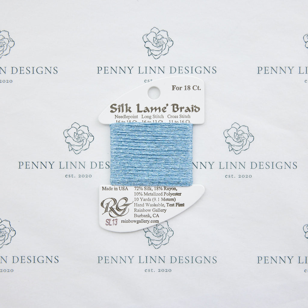 rainbow gallery silk lame braid plus thread needlepoint – Penny Linn