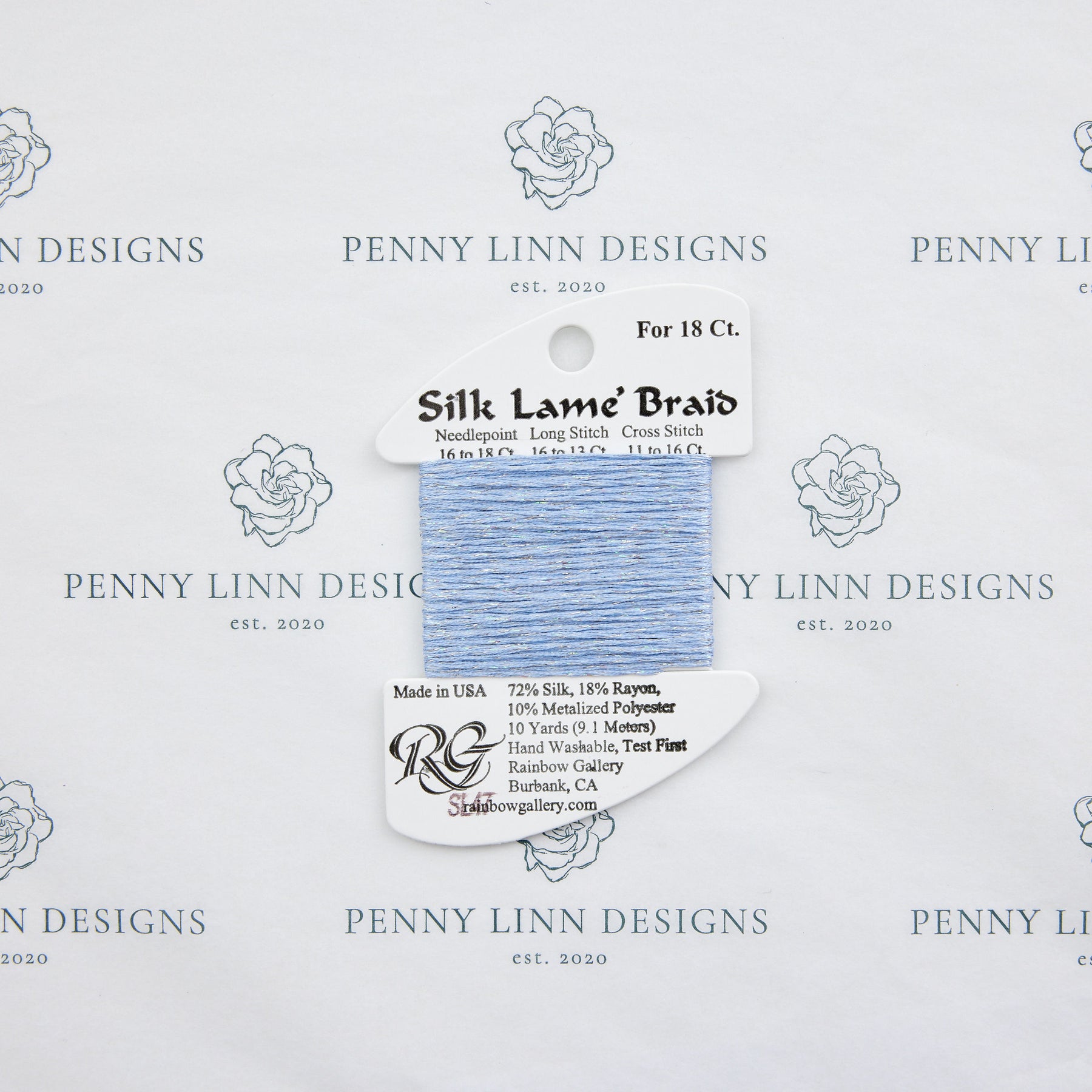 Silk Lamé Braid SL47 Lavender Blue
